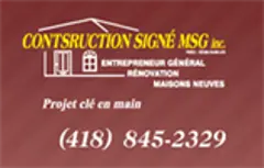 Construction Signé MSG