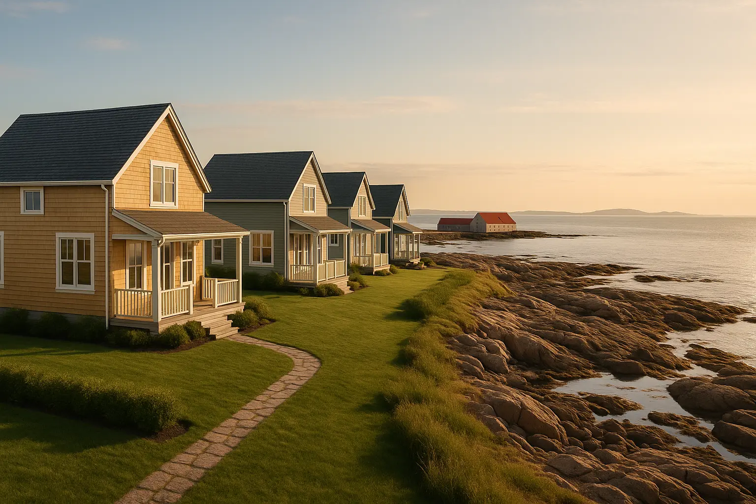 Maisons neuves à Paspébiac