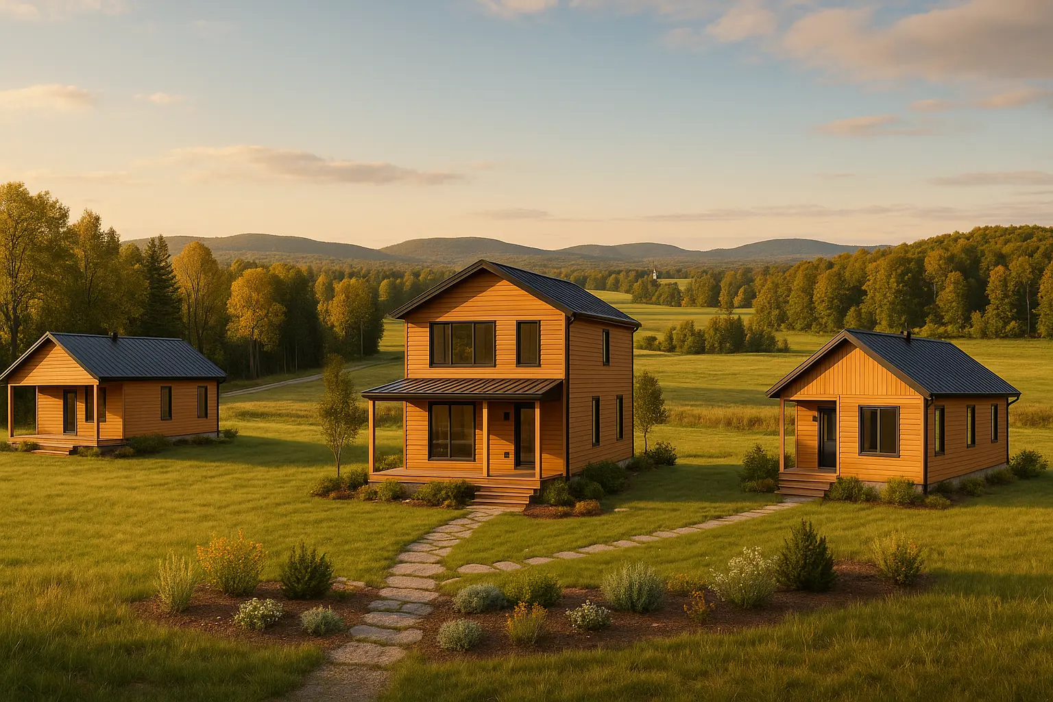 Maisons usinées à Saint-Jean-de-Matha