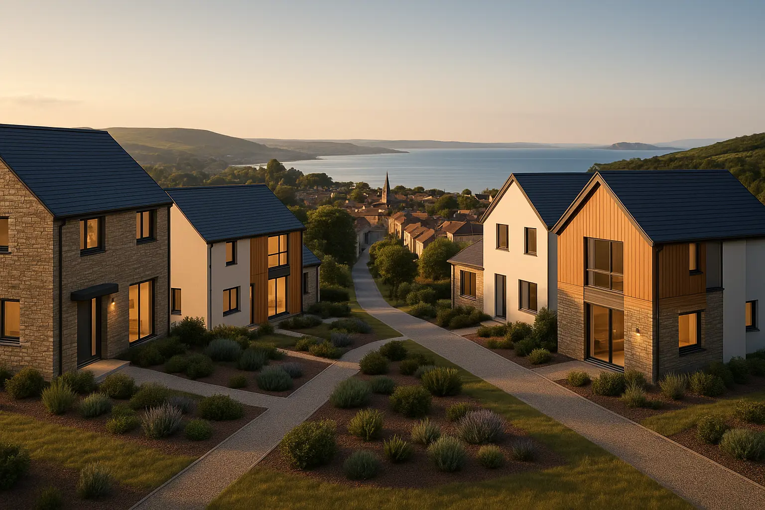 Maisons neuves à Gallix