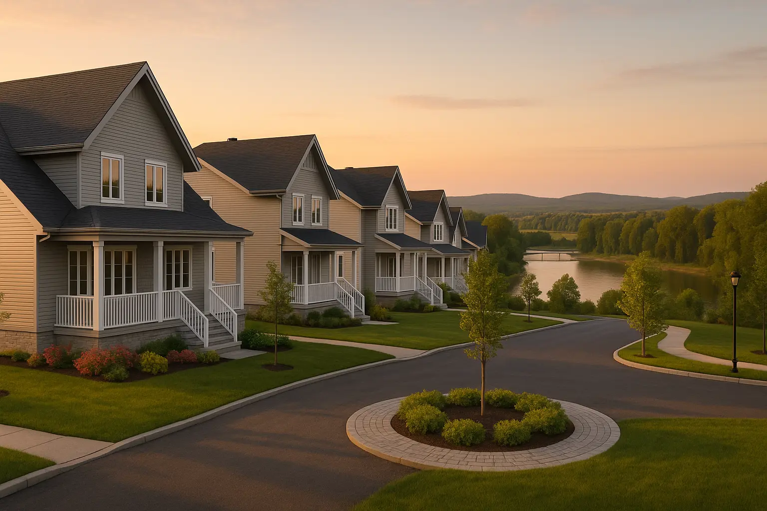 Maisons neuves à Saint-Jean-Chrysostome