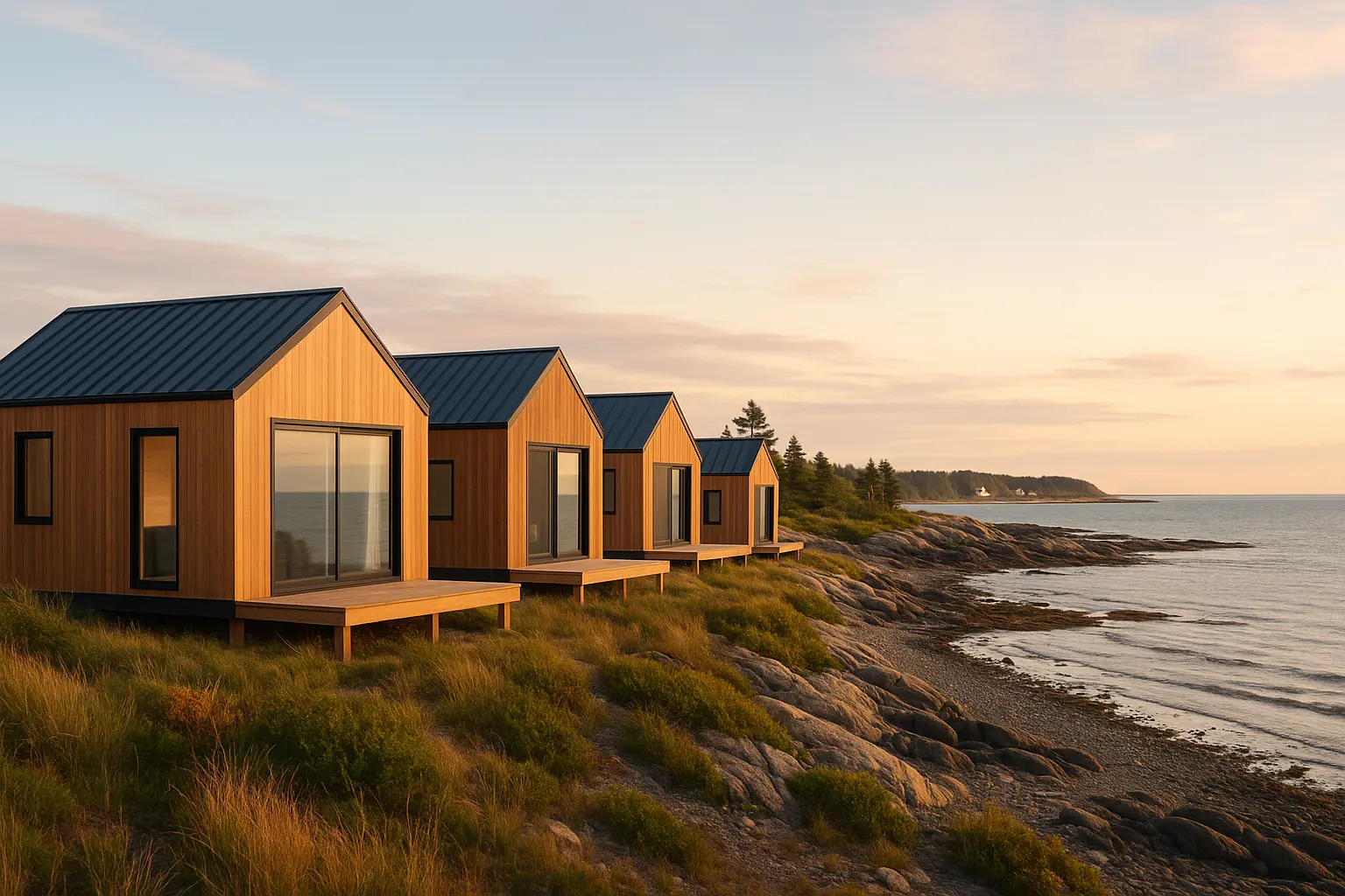 Maisons usinées à Baie-des-Sables