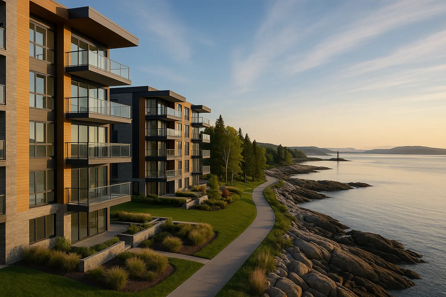 Condos neufs à Baie-Comeau