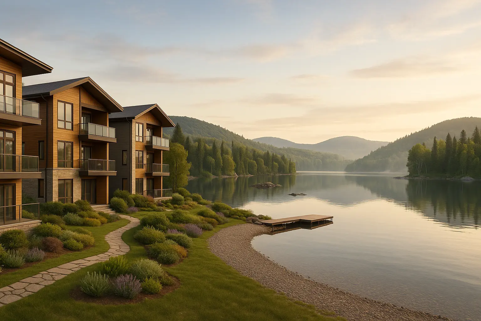 Condos neufs à louer Lac-aux-Sables