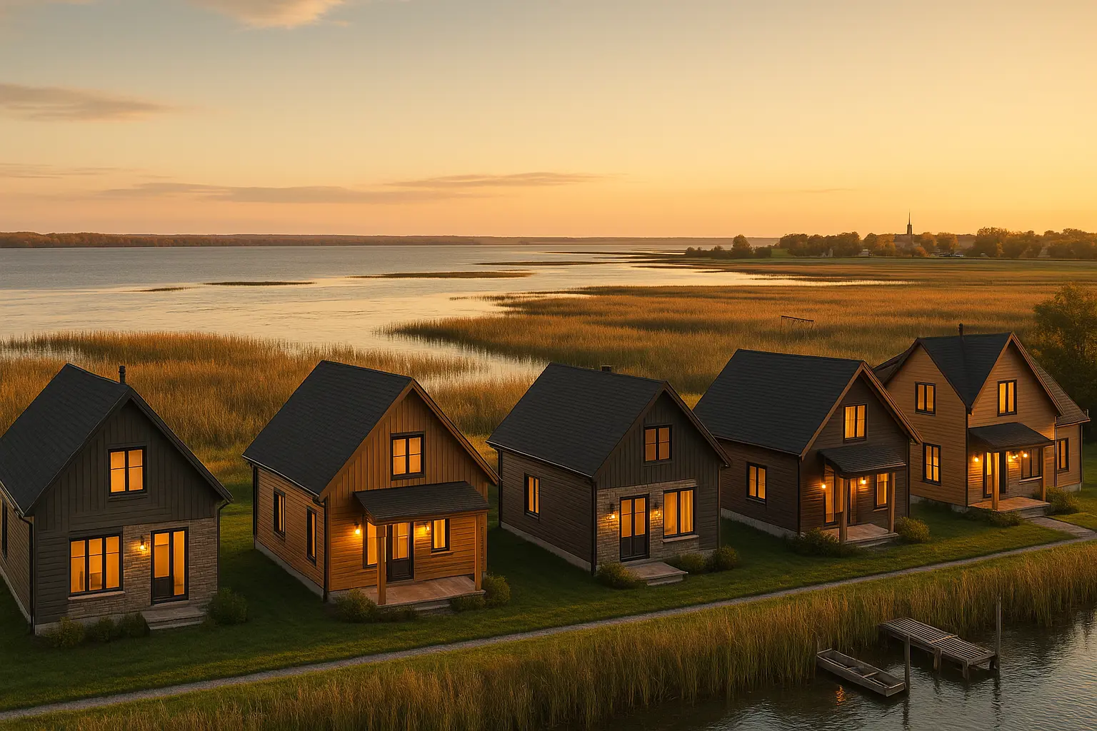 Maisons neuves à Baie-du-Febvre