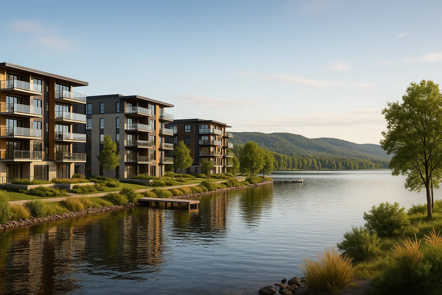 Condos neufs à louer à Desbiens