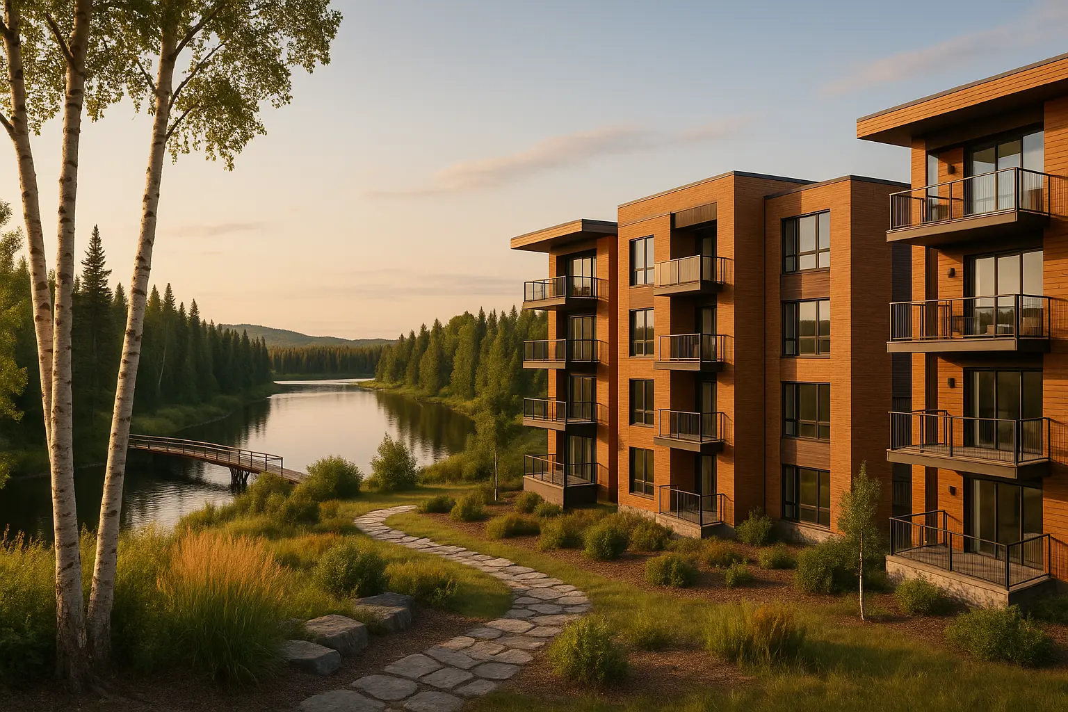 Condos neufs à louer Senneterre