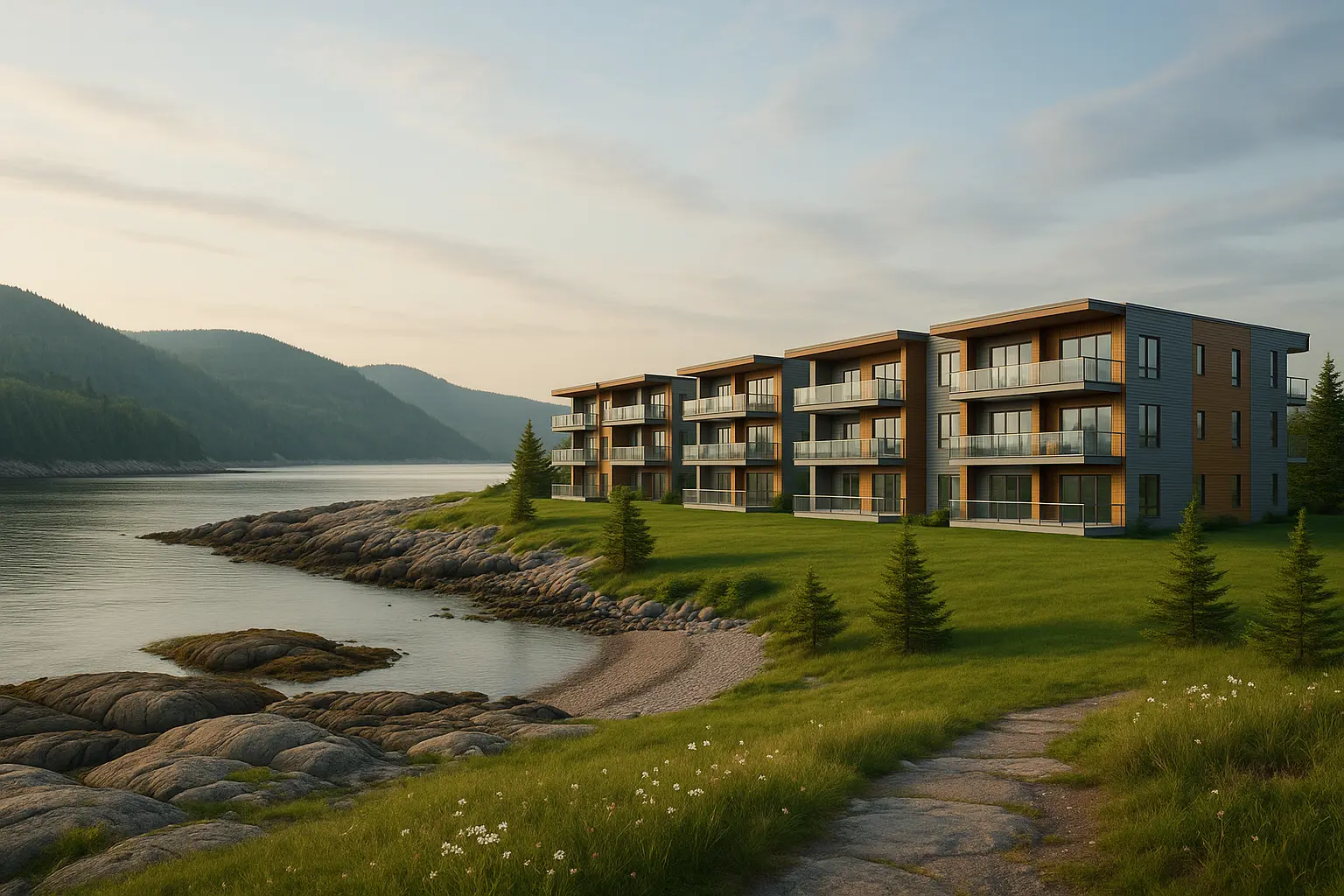 Condos neufs à louer à Franquelin