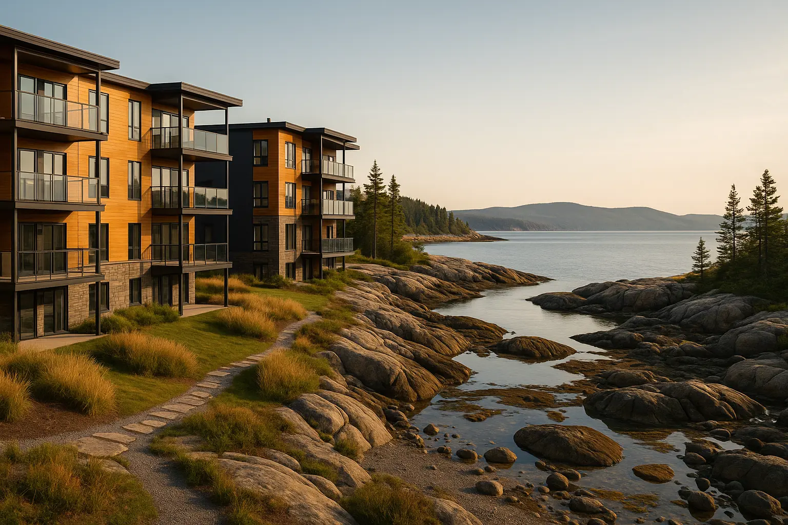 Condos neufs à louer Grandes-Bergeronnes