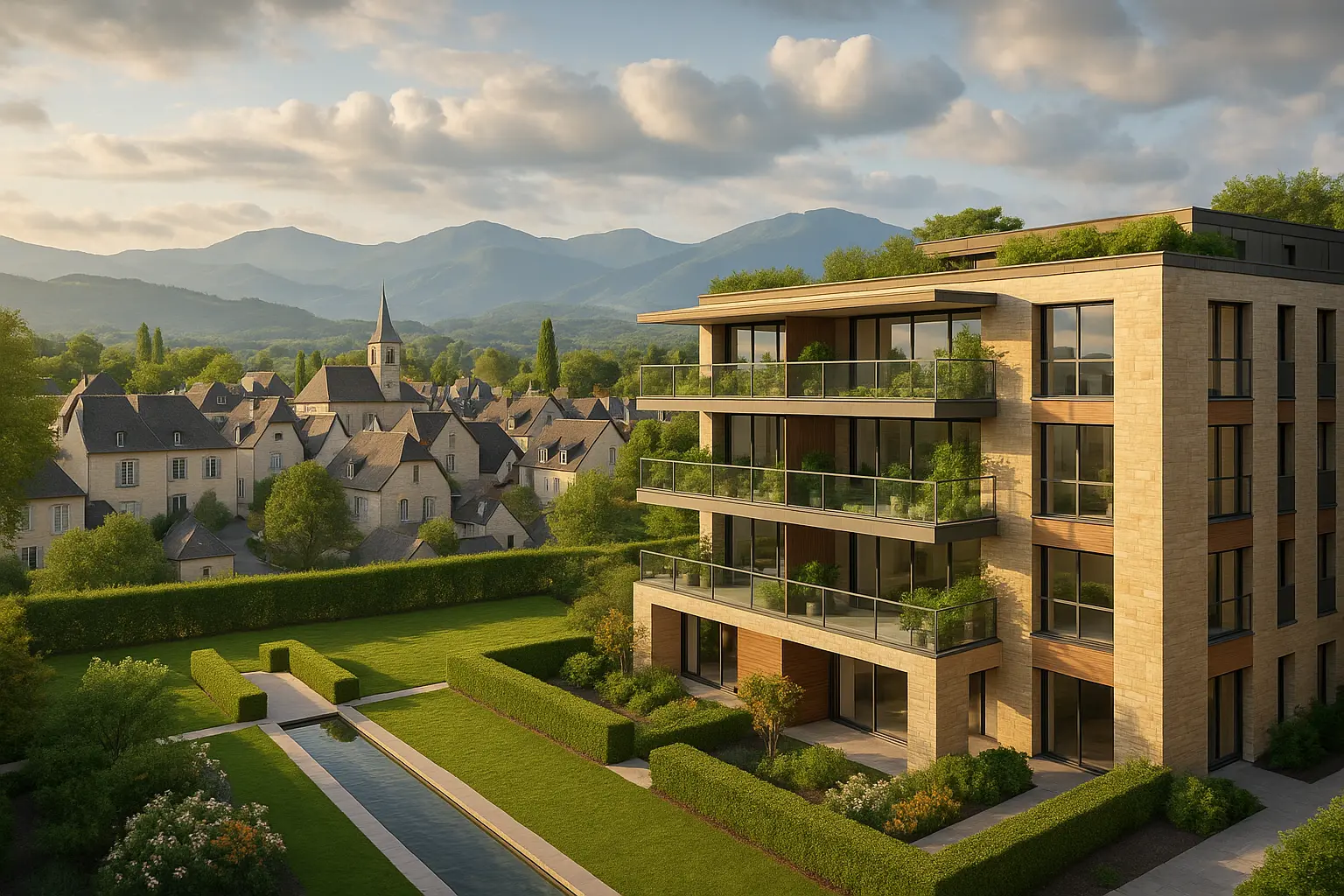 Condos neufs à louer à Béarn