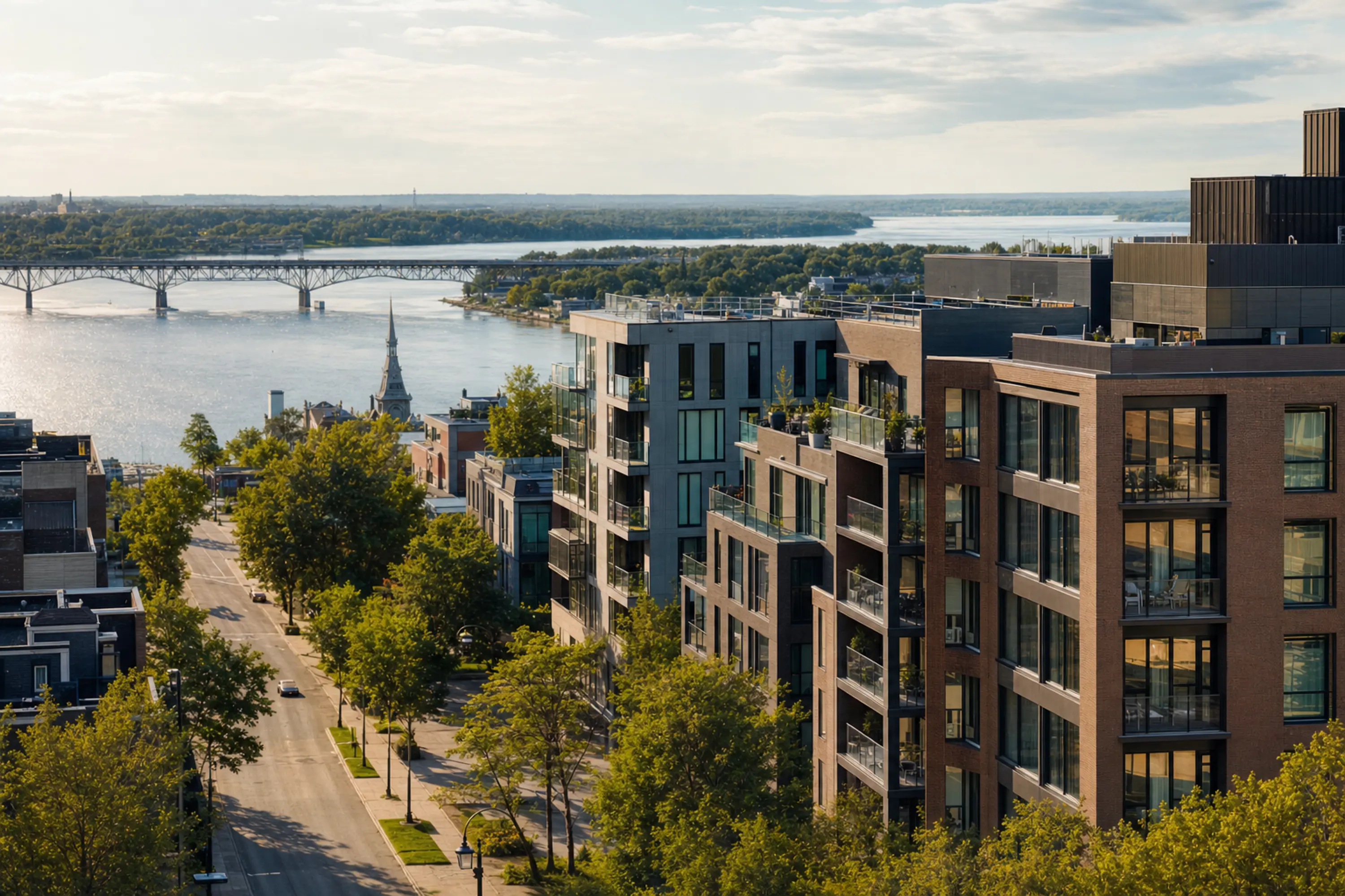 Condos neufs à louer à Trois-Rivières
