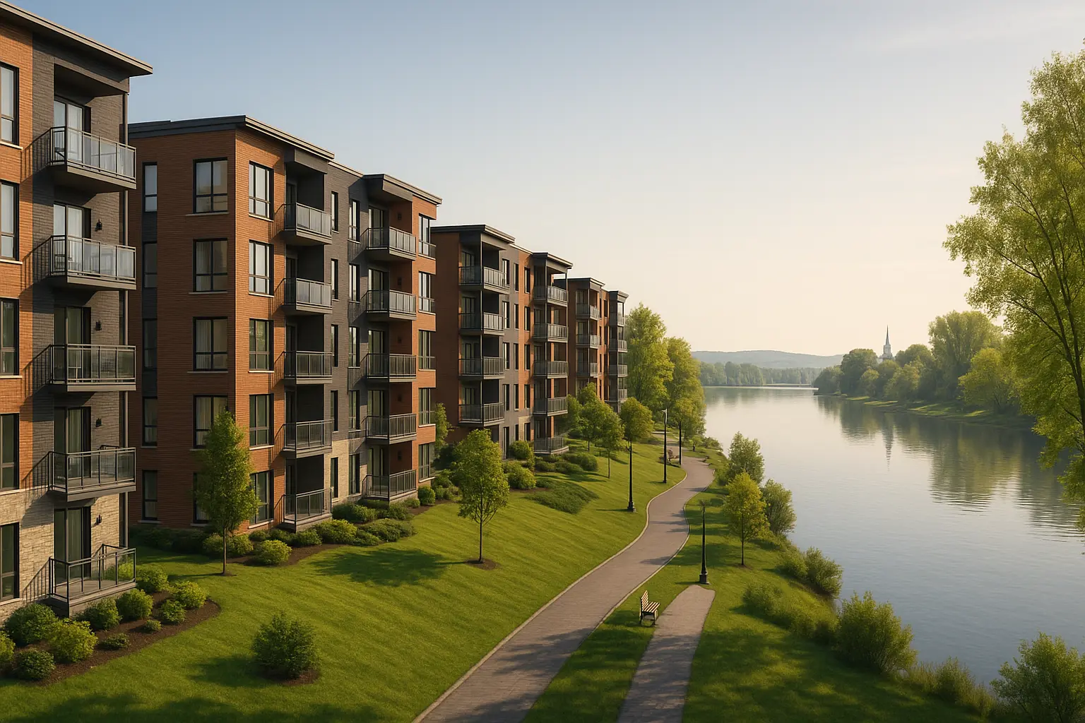 Condos neufs à louer à Nicolet