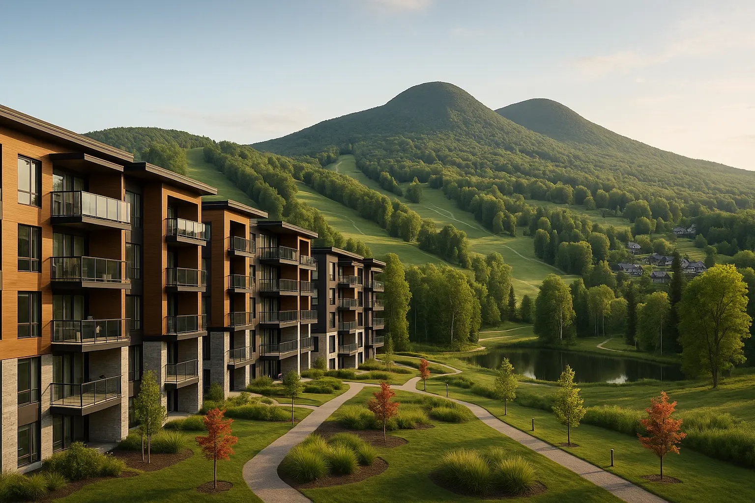 Condos neufs à louer Bromont