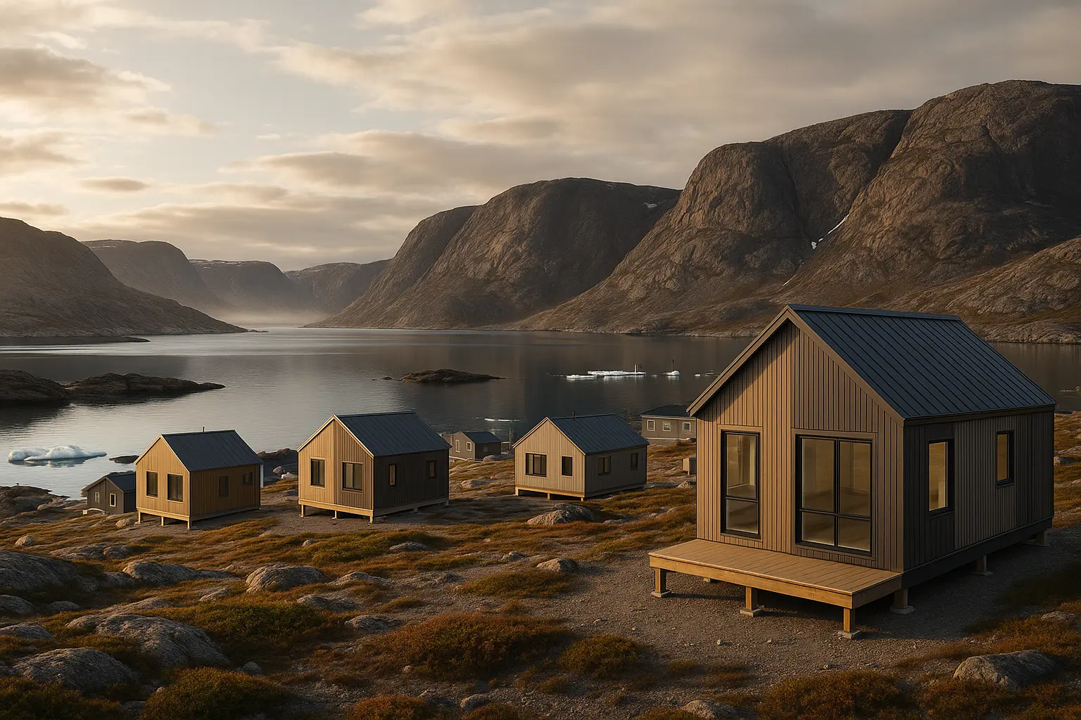 Maisons neuves à Kangiqsujuaq