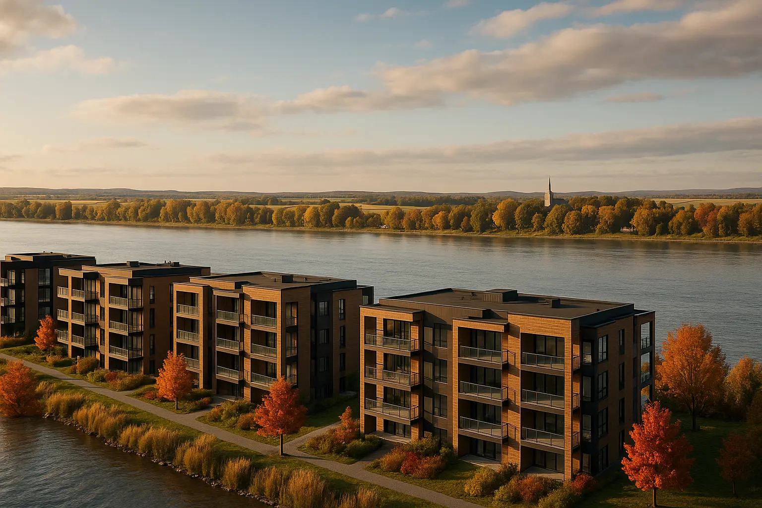 Condos neufs à Deschaillons-sur-Saint-Laurent