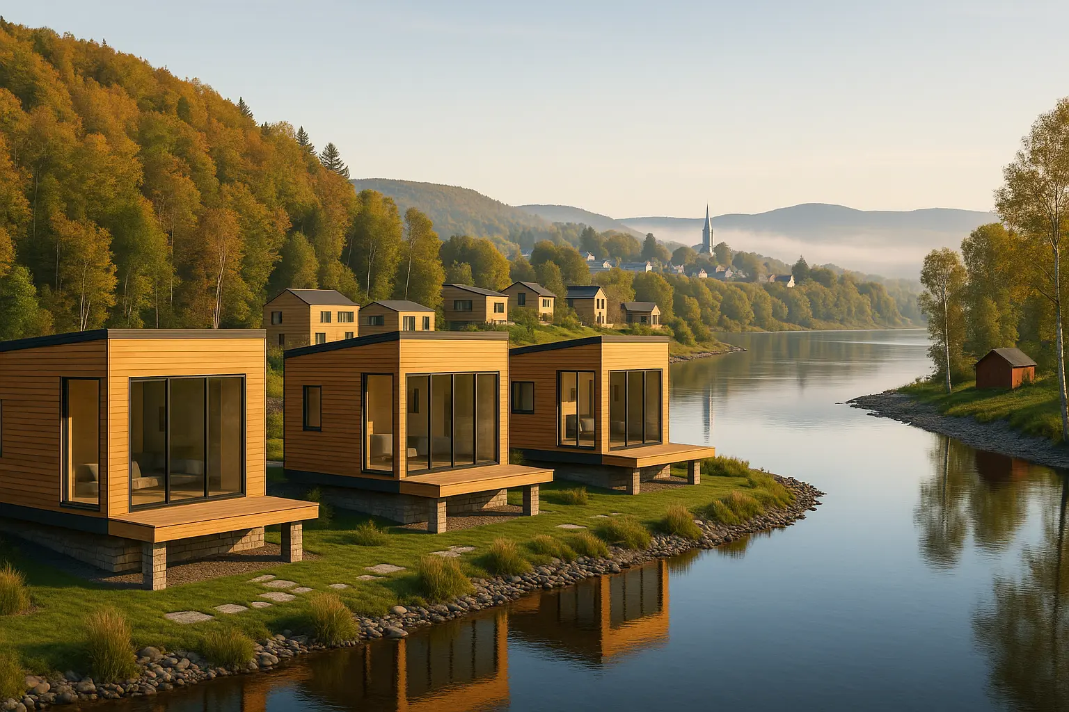 Maisons usinées à Saint-Ambroise