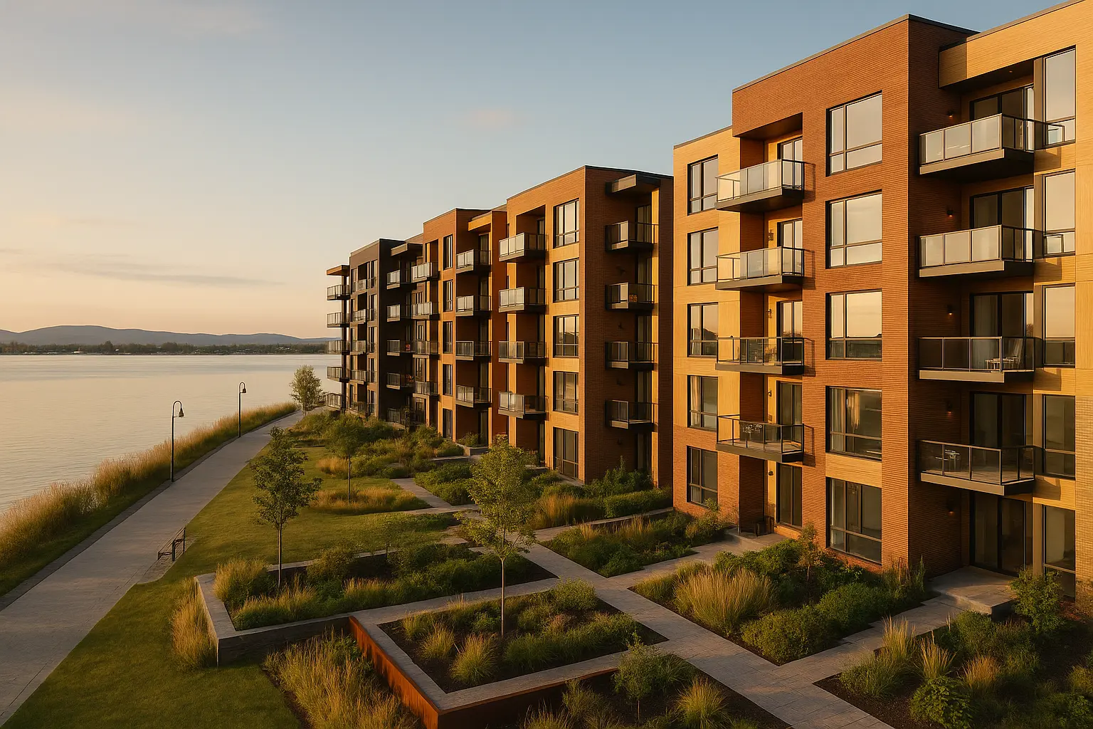 Condos neufs à louer à Lavaltrie