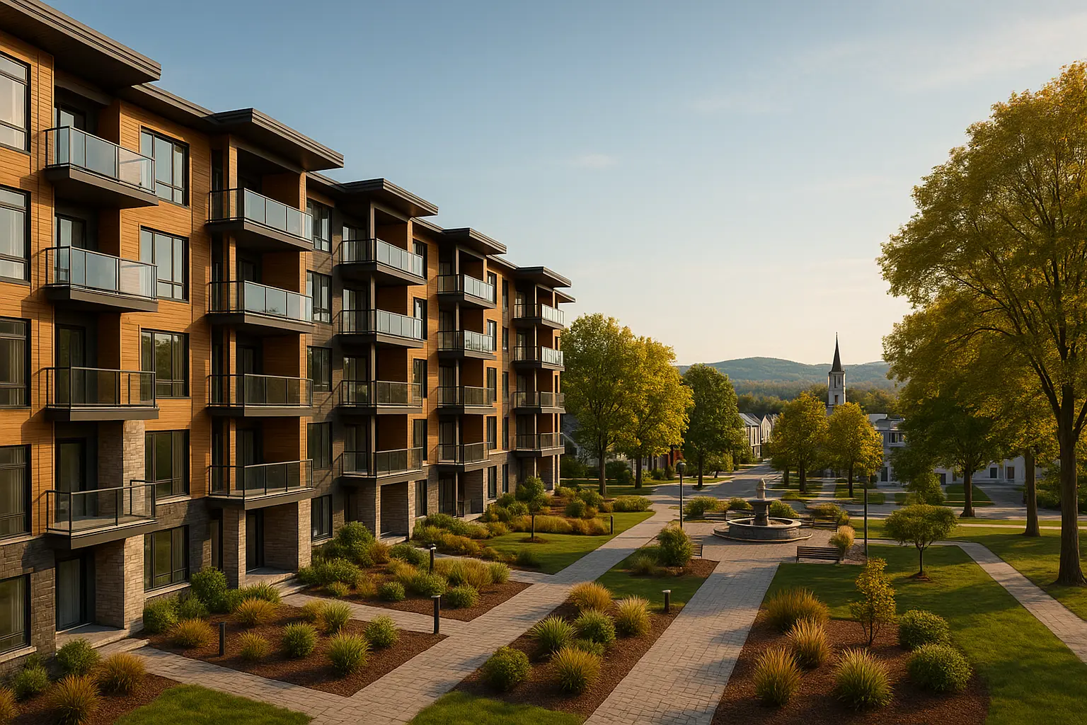 Condos neufs à Falardeau