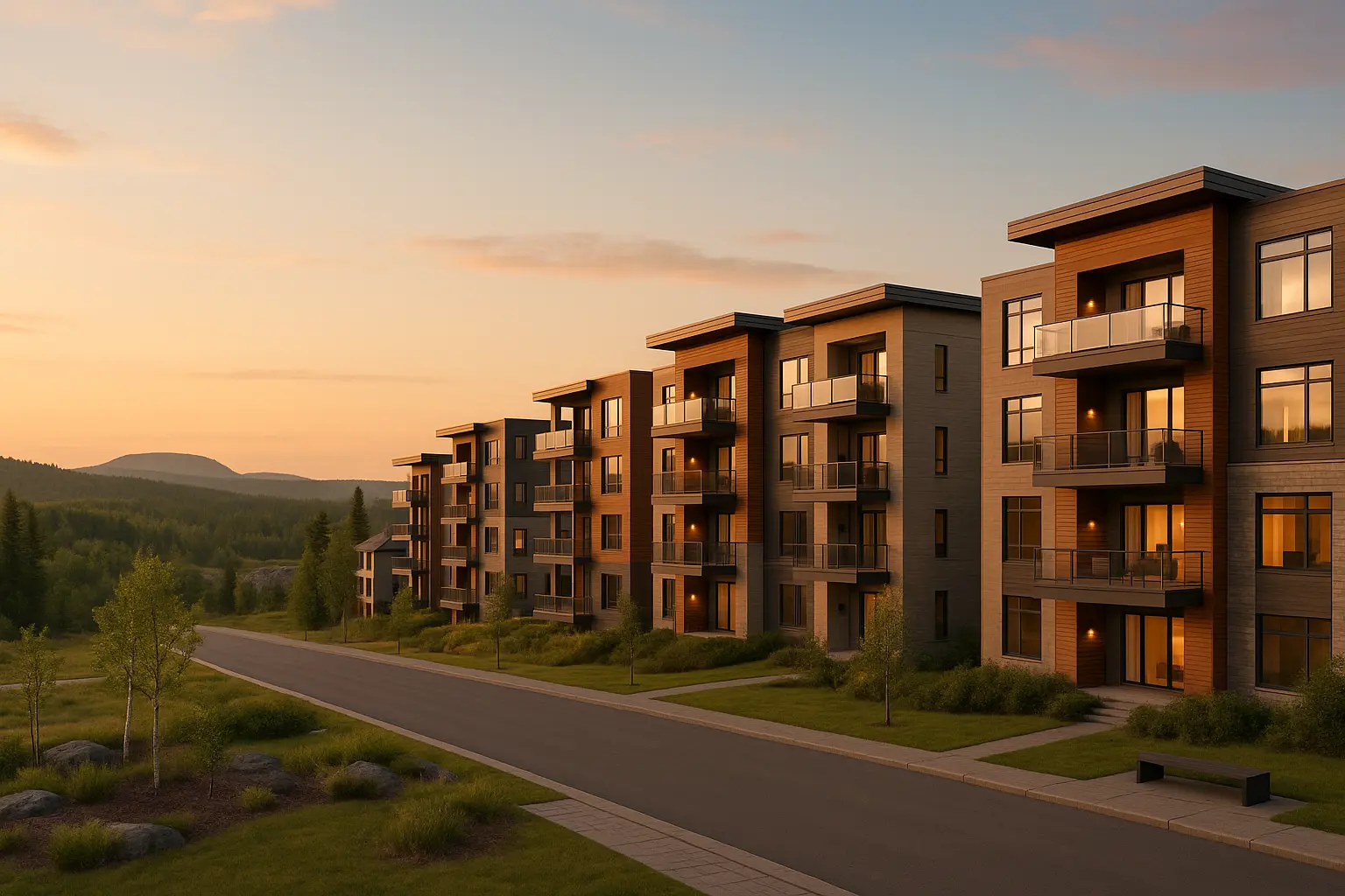 Condos neufs à louer à Malartic