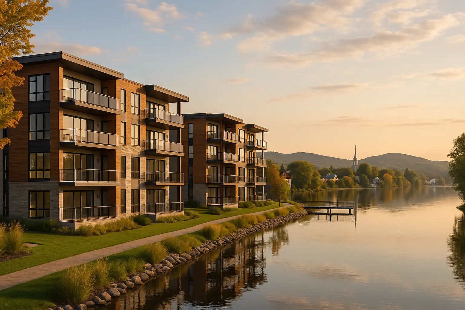 Condos neufs à louer à Papineauville