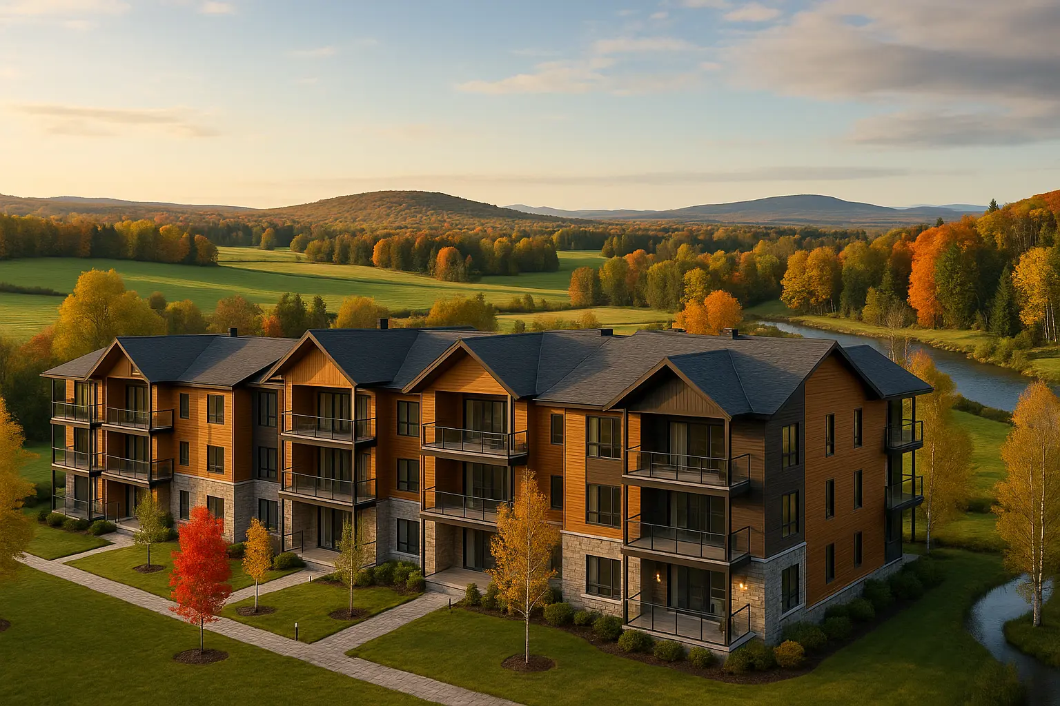 Condos neufs à Saint-Jean-de-Matha