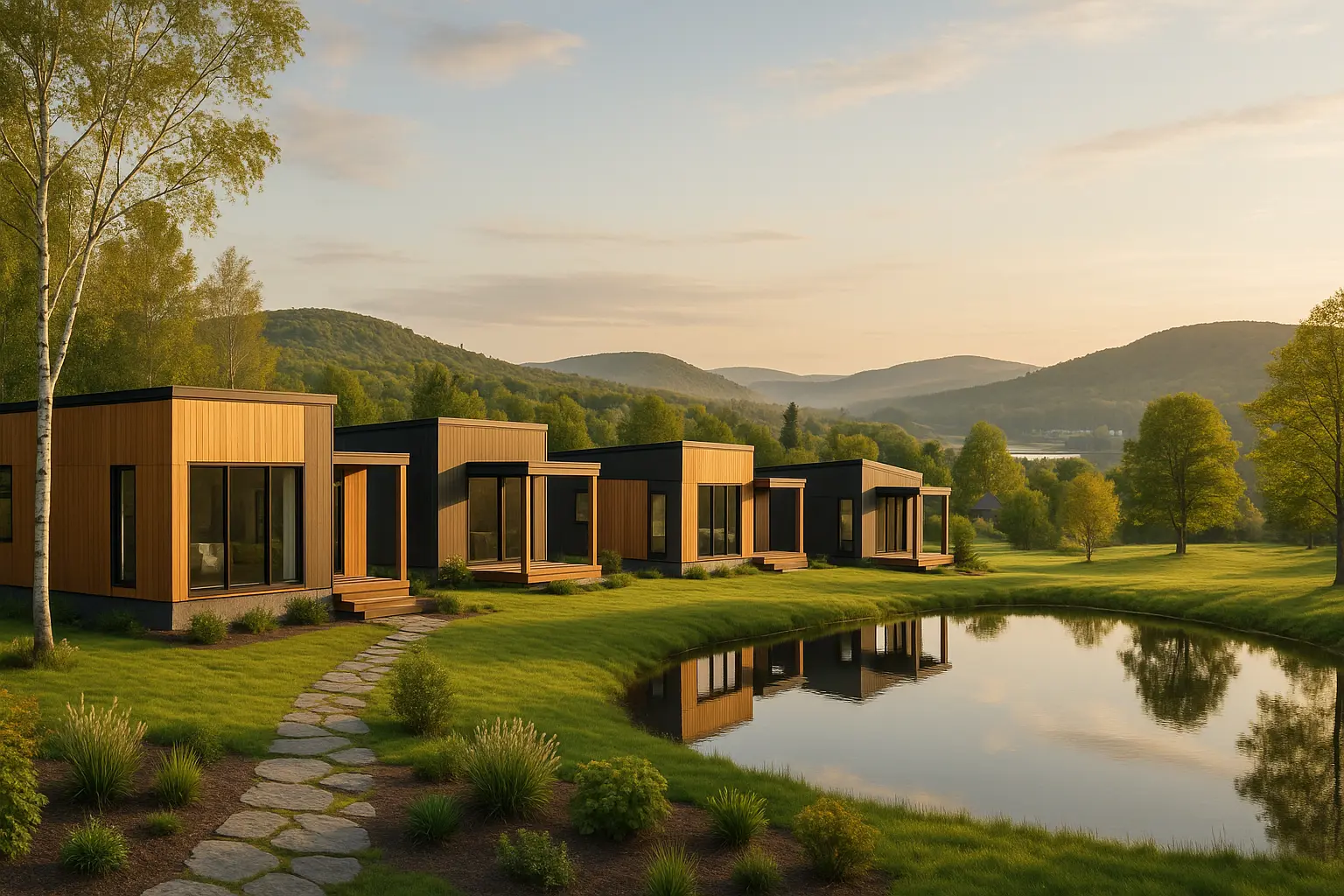 Maisons usinées à vendre à Saint-Colomban