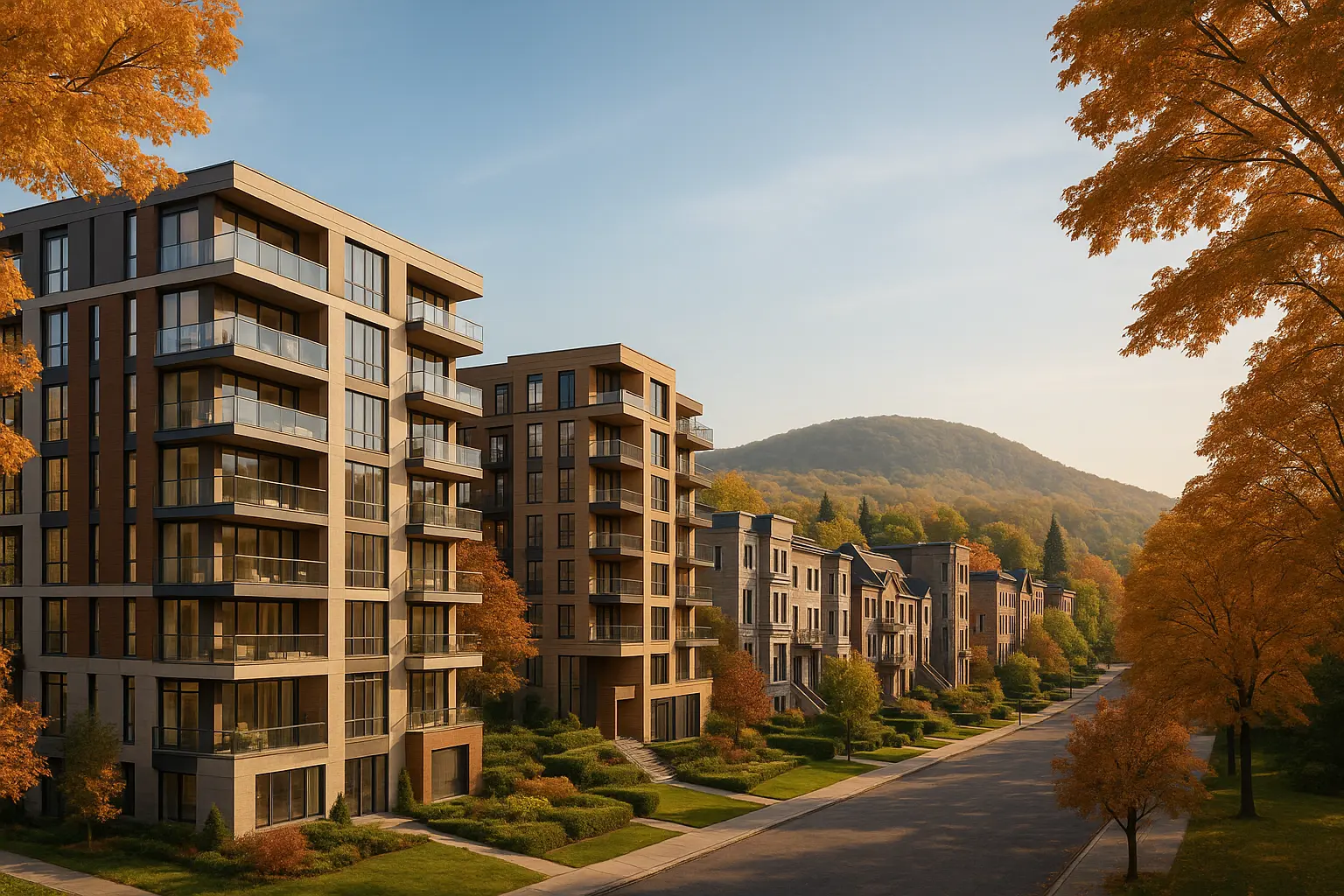 Condos neufs à louer Mont-Royal