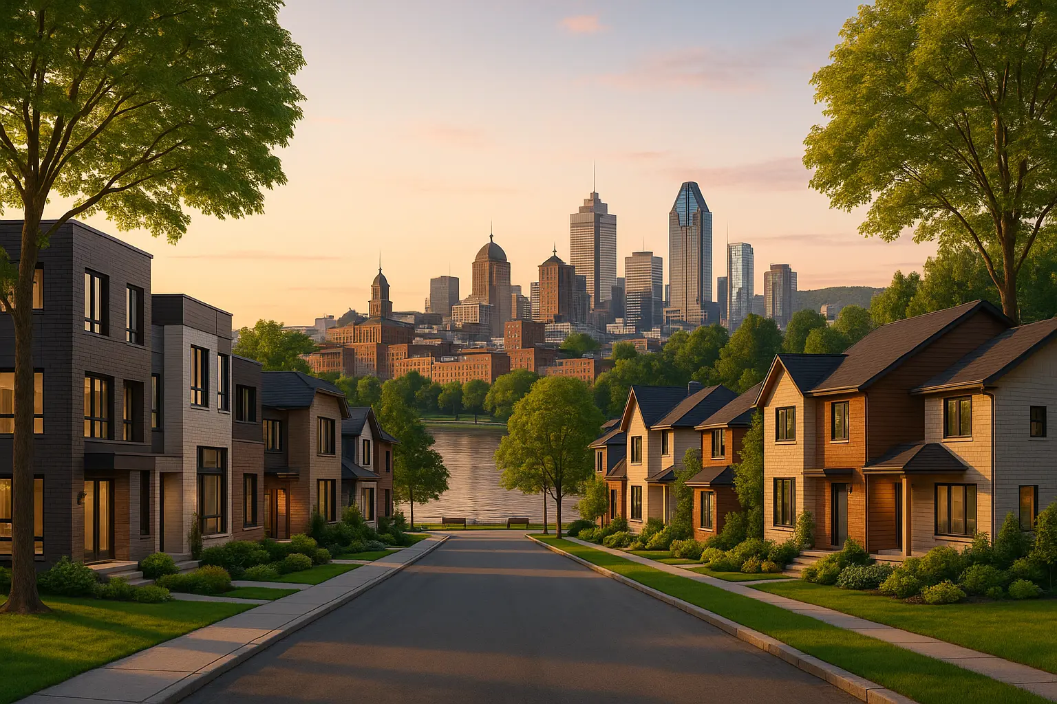 Maisons neuves à Ville-Marie