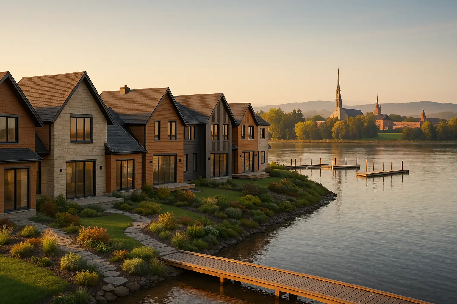 Maisons neuves à Nicolet