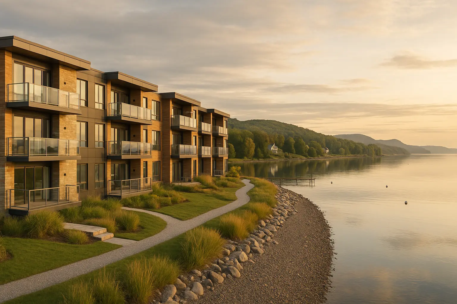 Condos neufs à louer à Berthier-sur-Mer