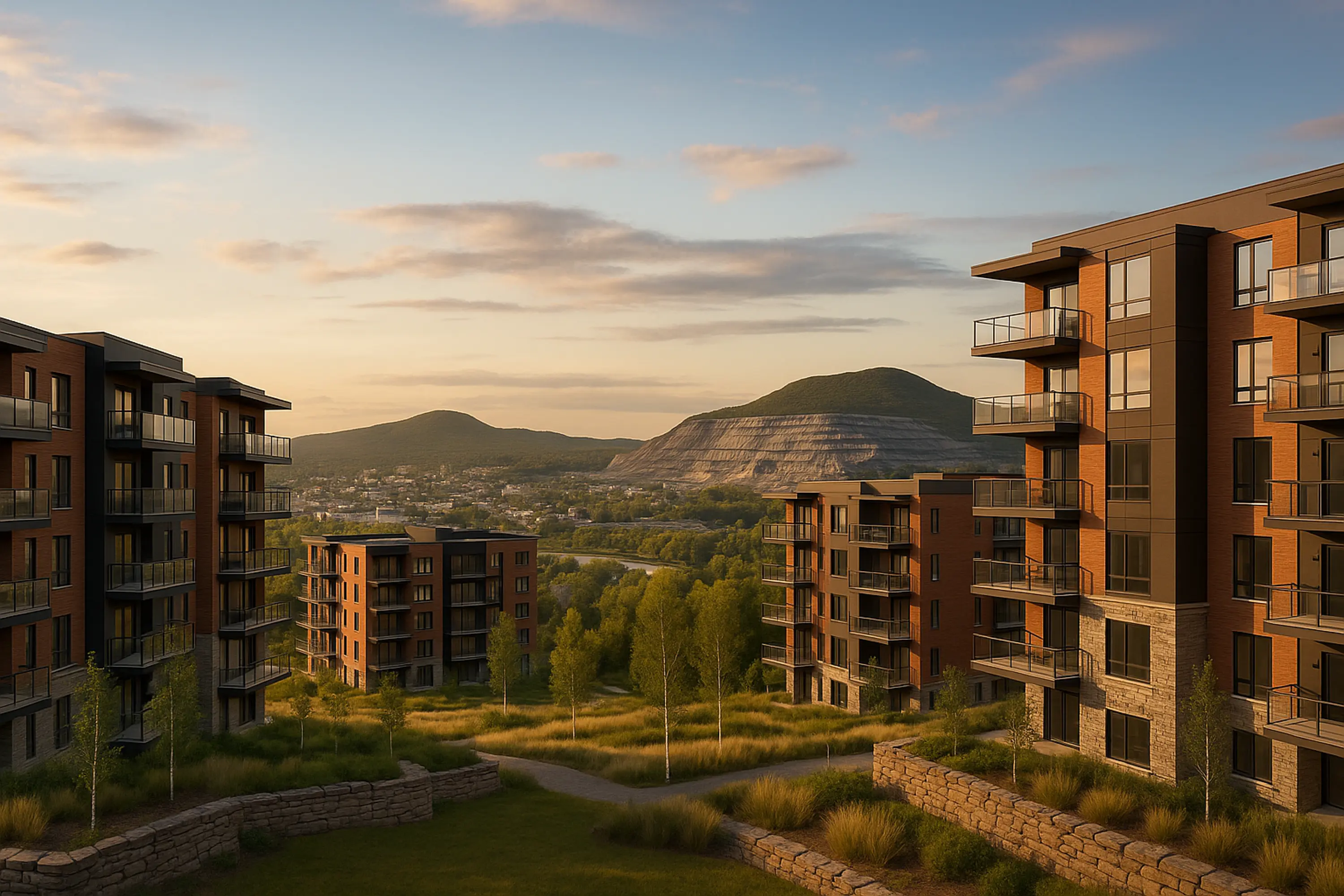 Condos neufs à louer Thetford Mines