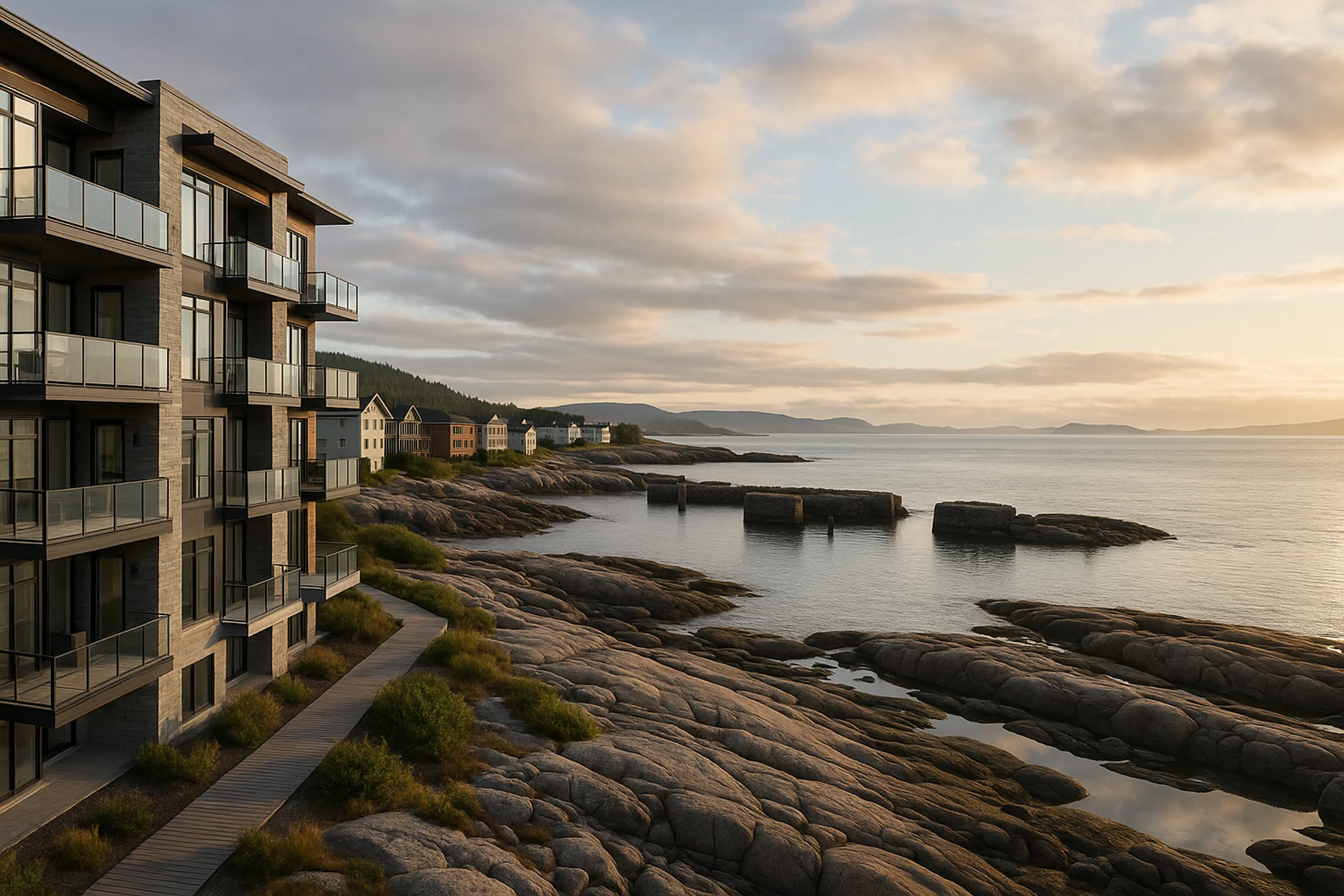 Condos neufs à vendre Côte-Nord