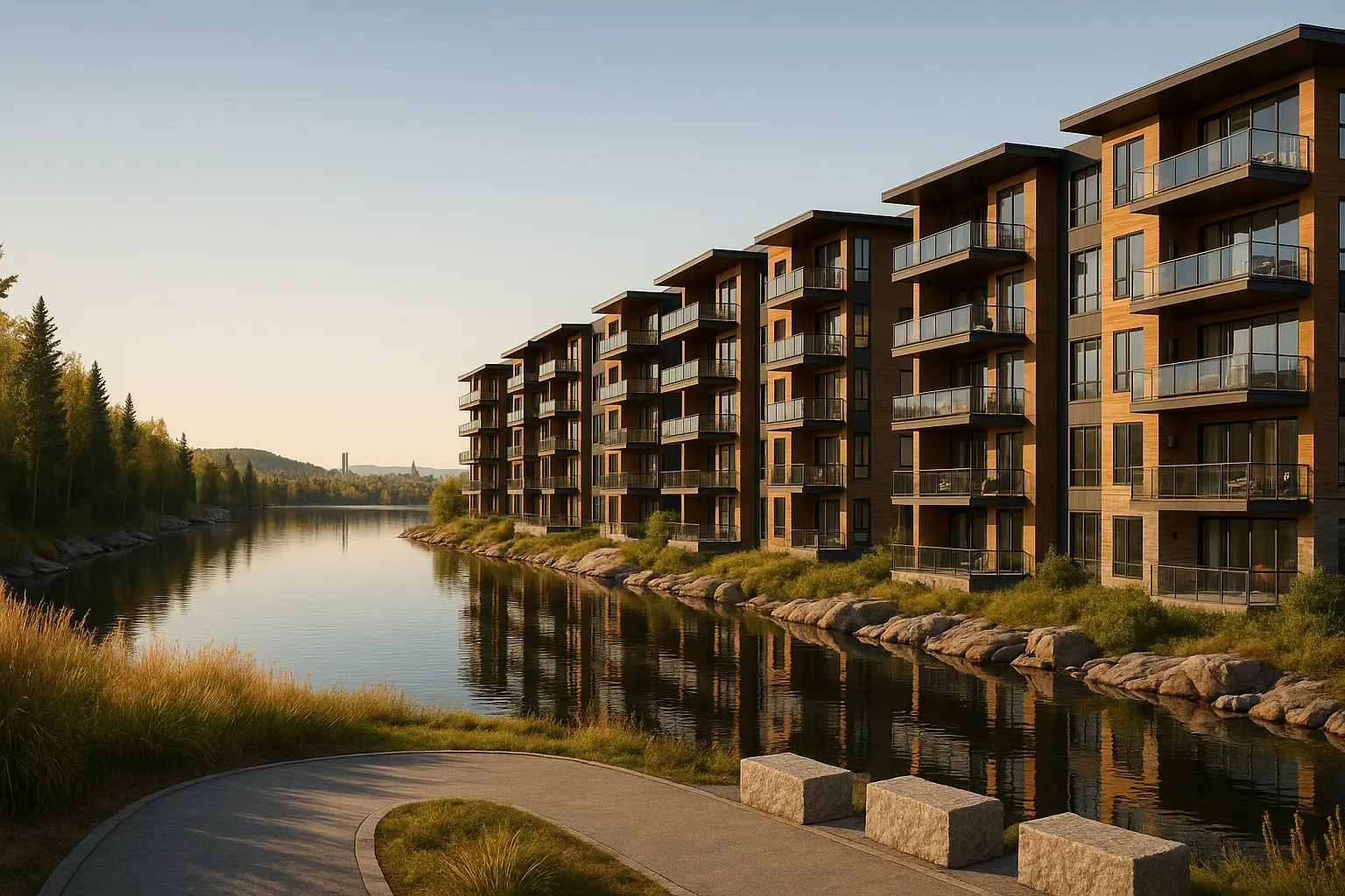 Condos neufs à louer Val-d'Or