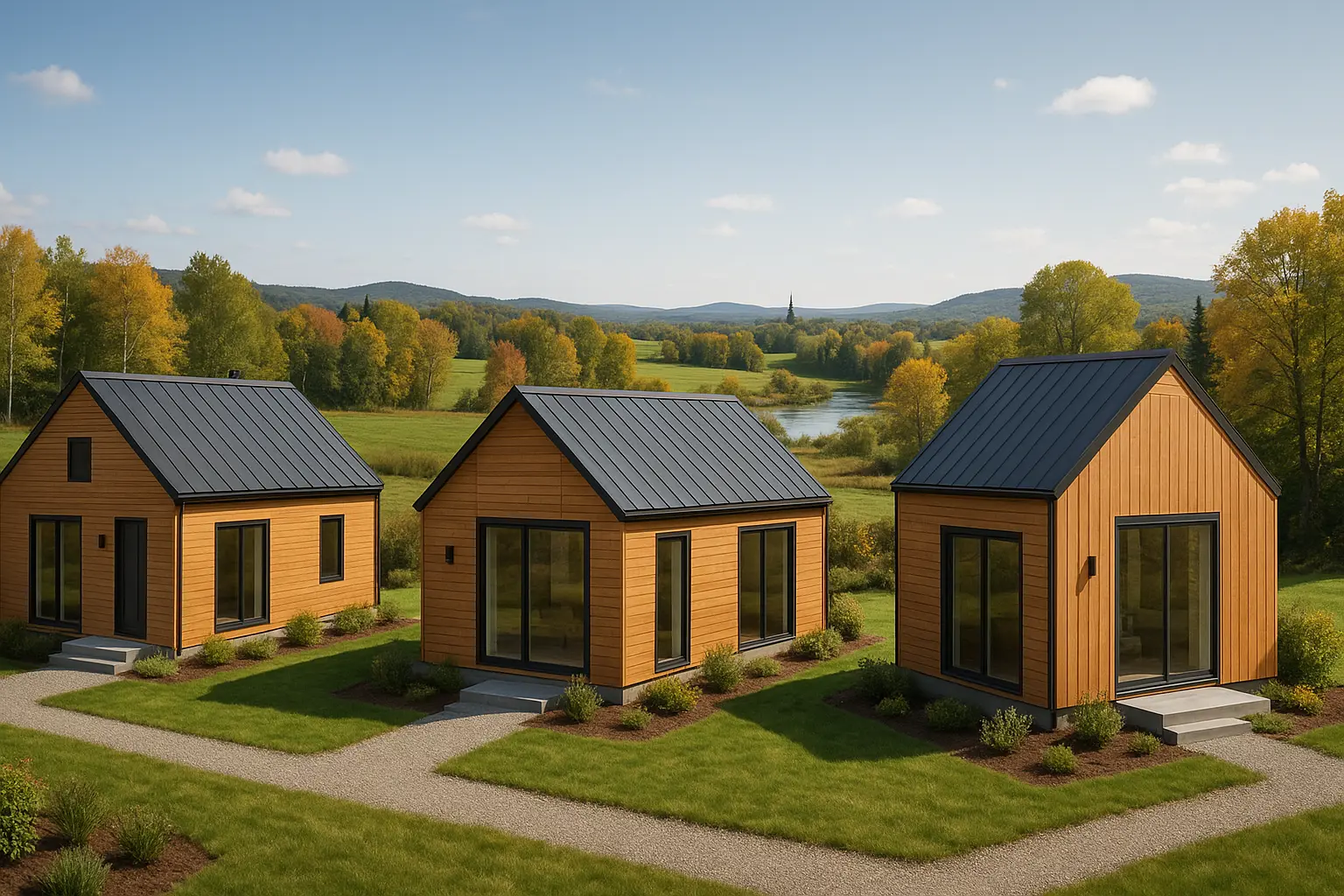 Maisons usinées à Notre-Dame-de-Montauban