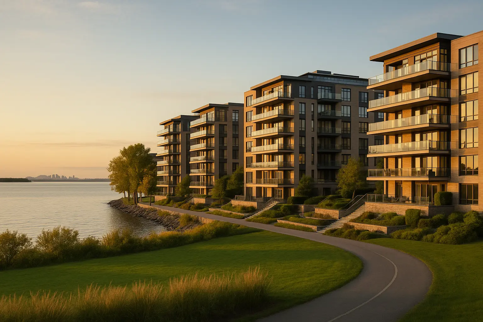 Condos neufs à louer à Dorval