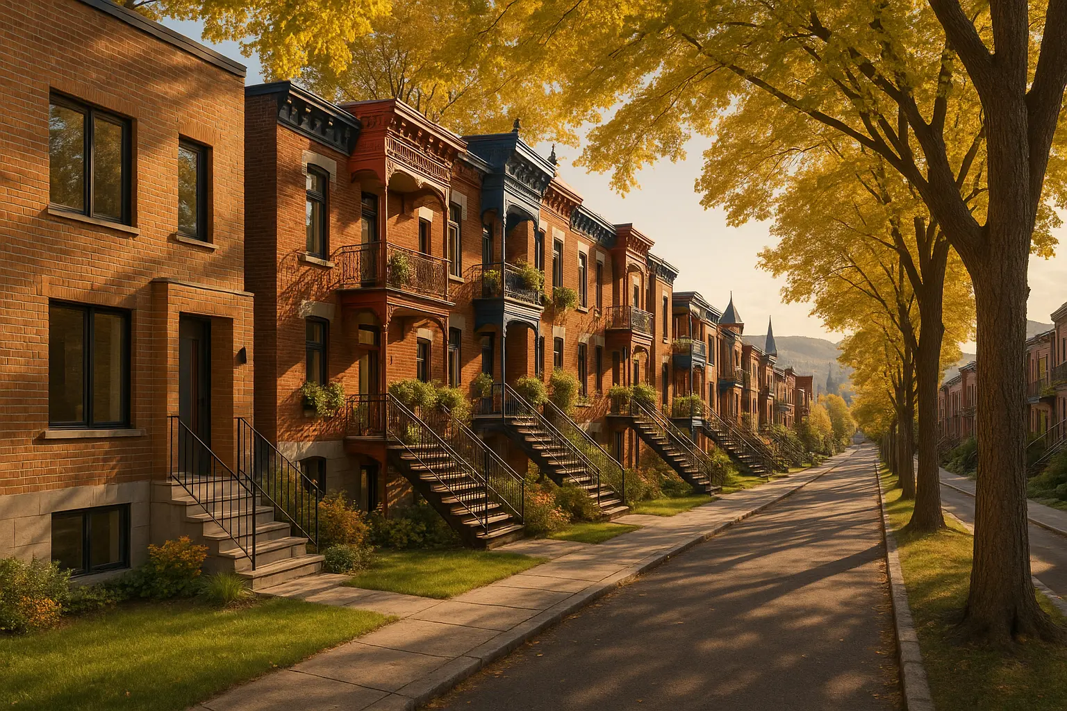 Maisons neuves à vendre Plateau Mont Royal