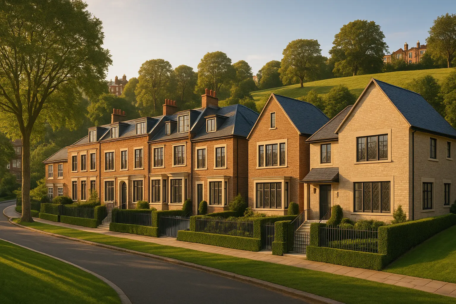 Maisons neuves à Hampstead