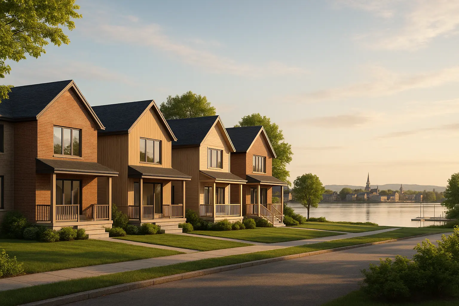 Maisons neuves à Charlemagne