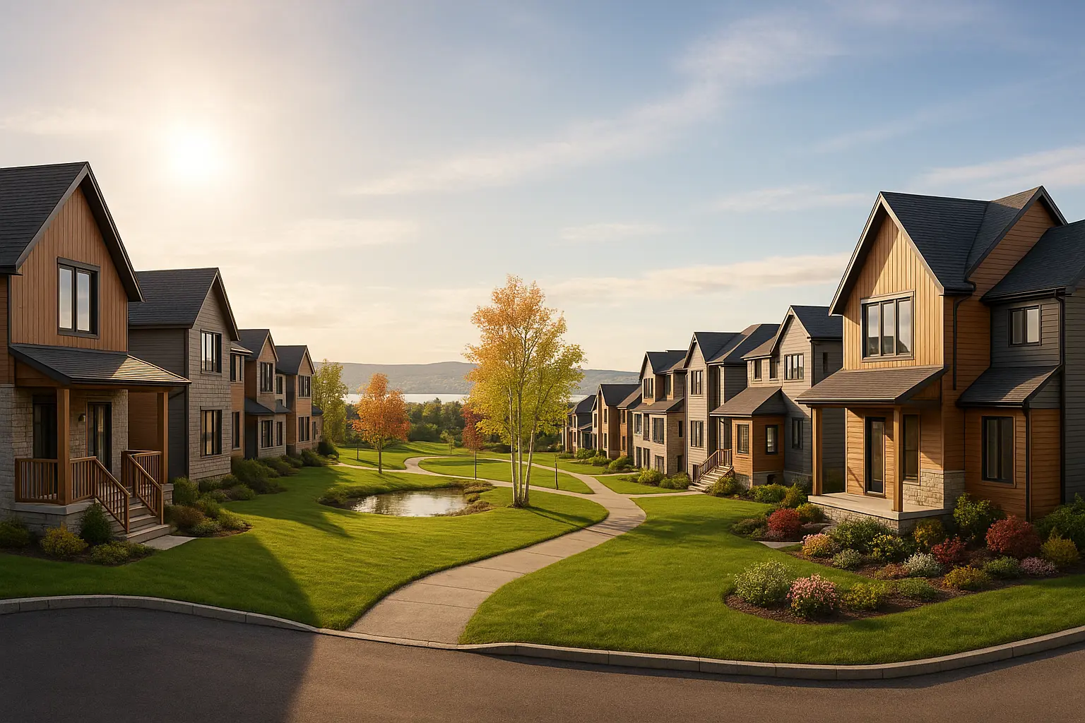 Maisons neuves à Saint-Ambroise