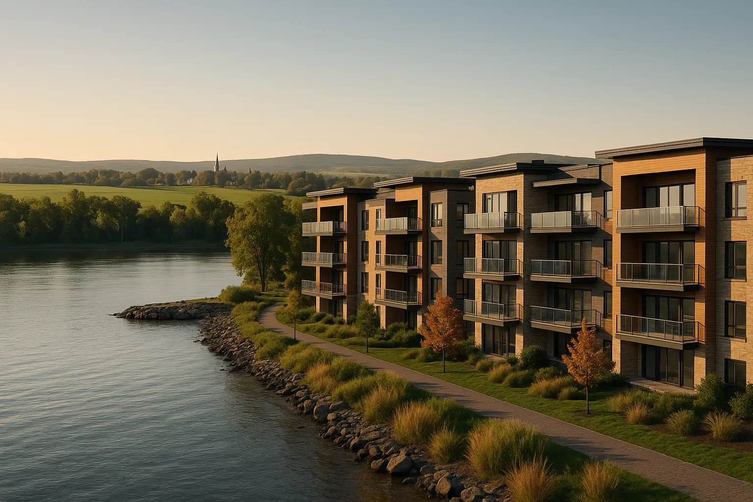 Condos neufs à louer à Deschaillons-sur-Saint-Laurent