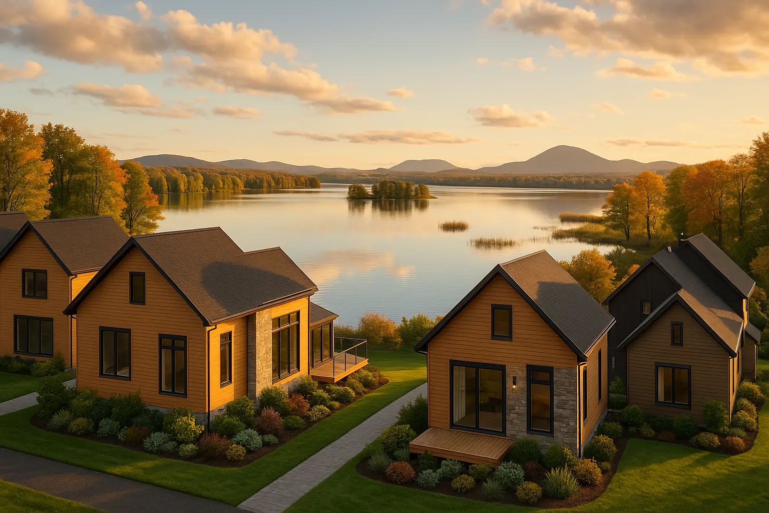 Maisons neuves à Brome Lake