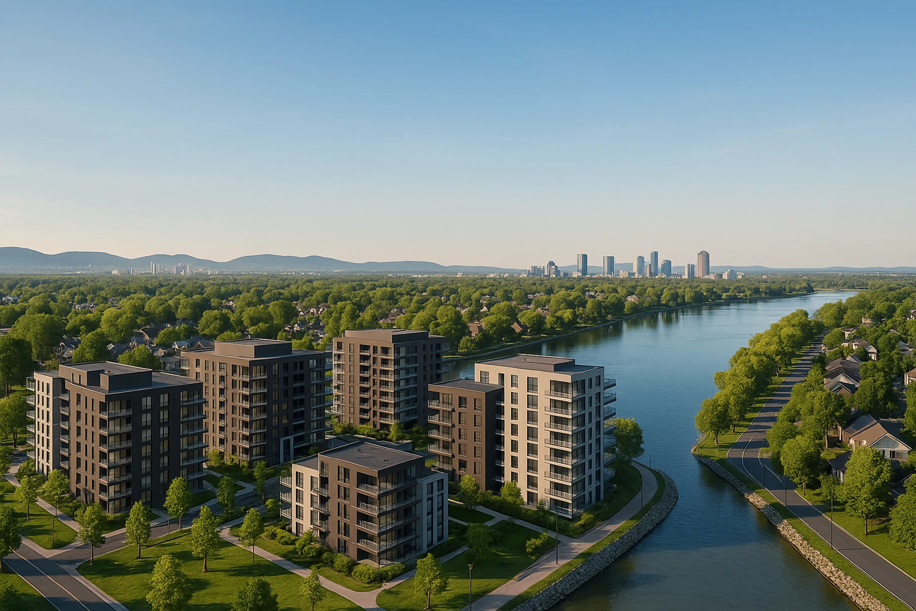 Condos neufs à louer en Montérégie