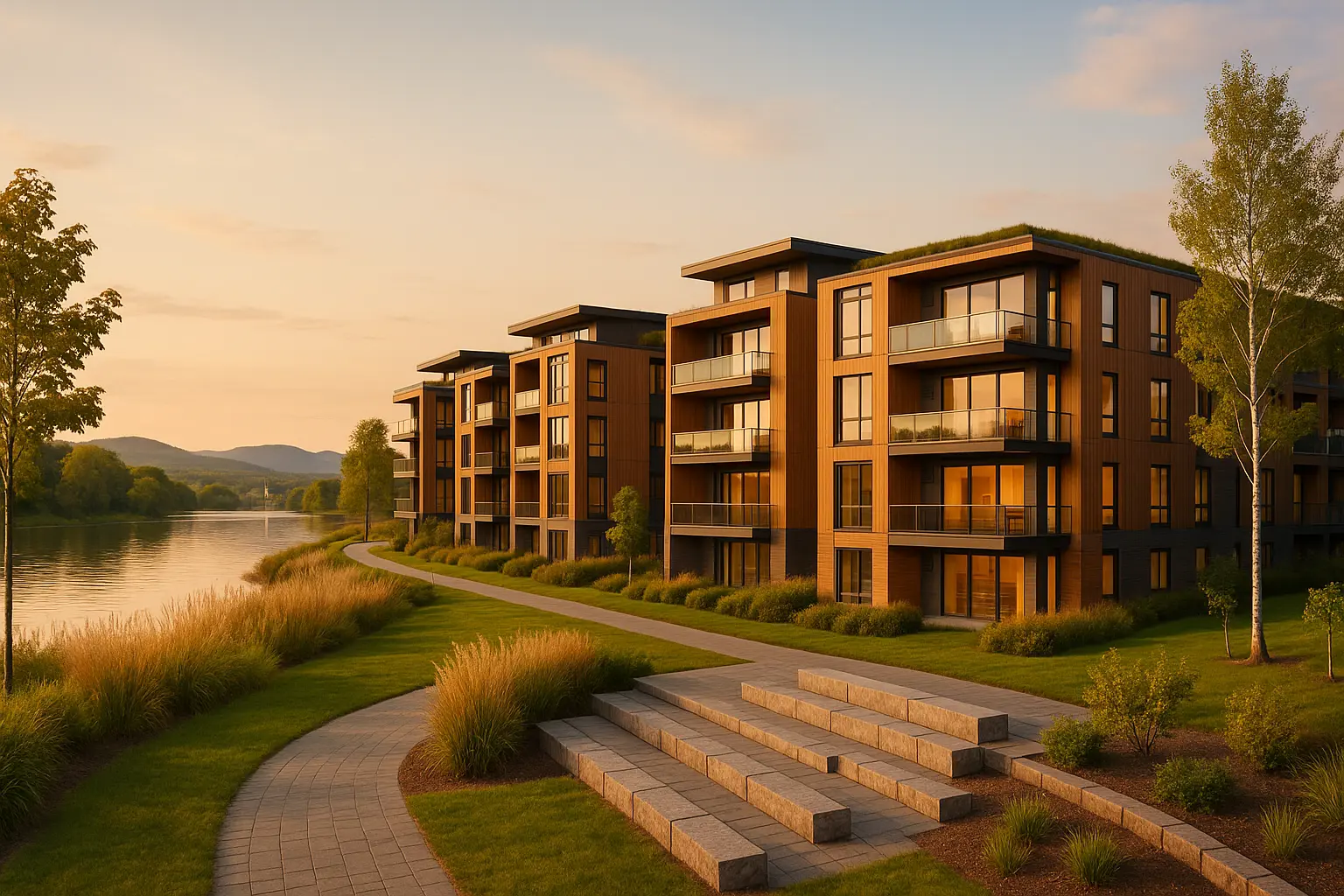 Condos neufs à louer à Maskinongé