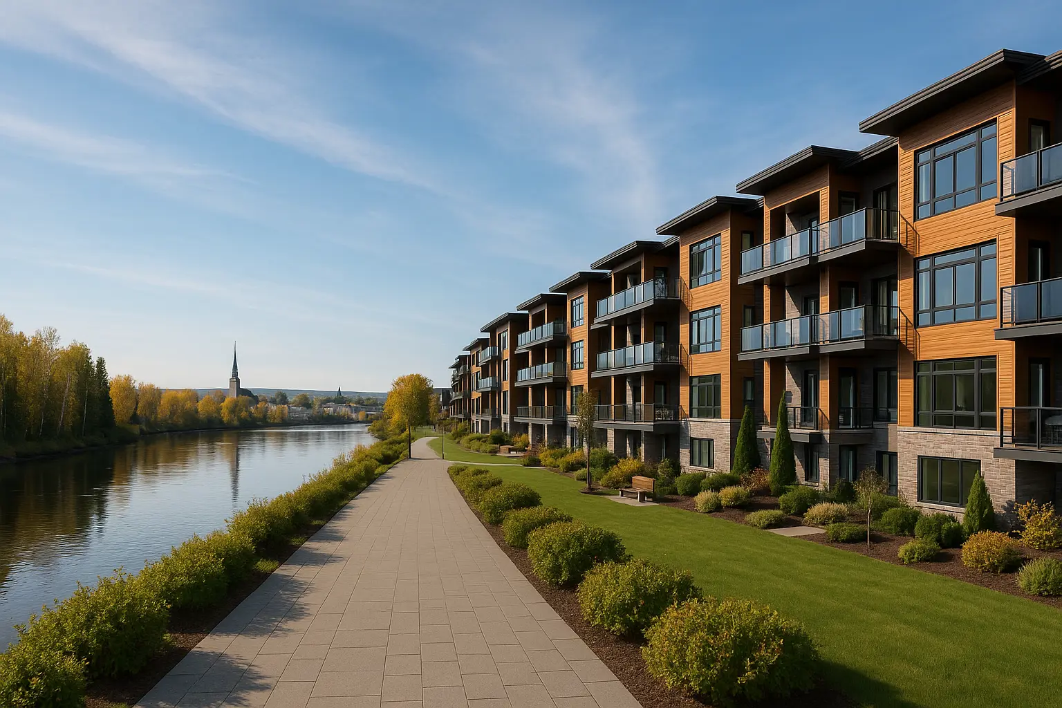 Condos neufs à louer à La Sarre