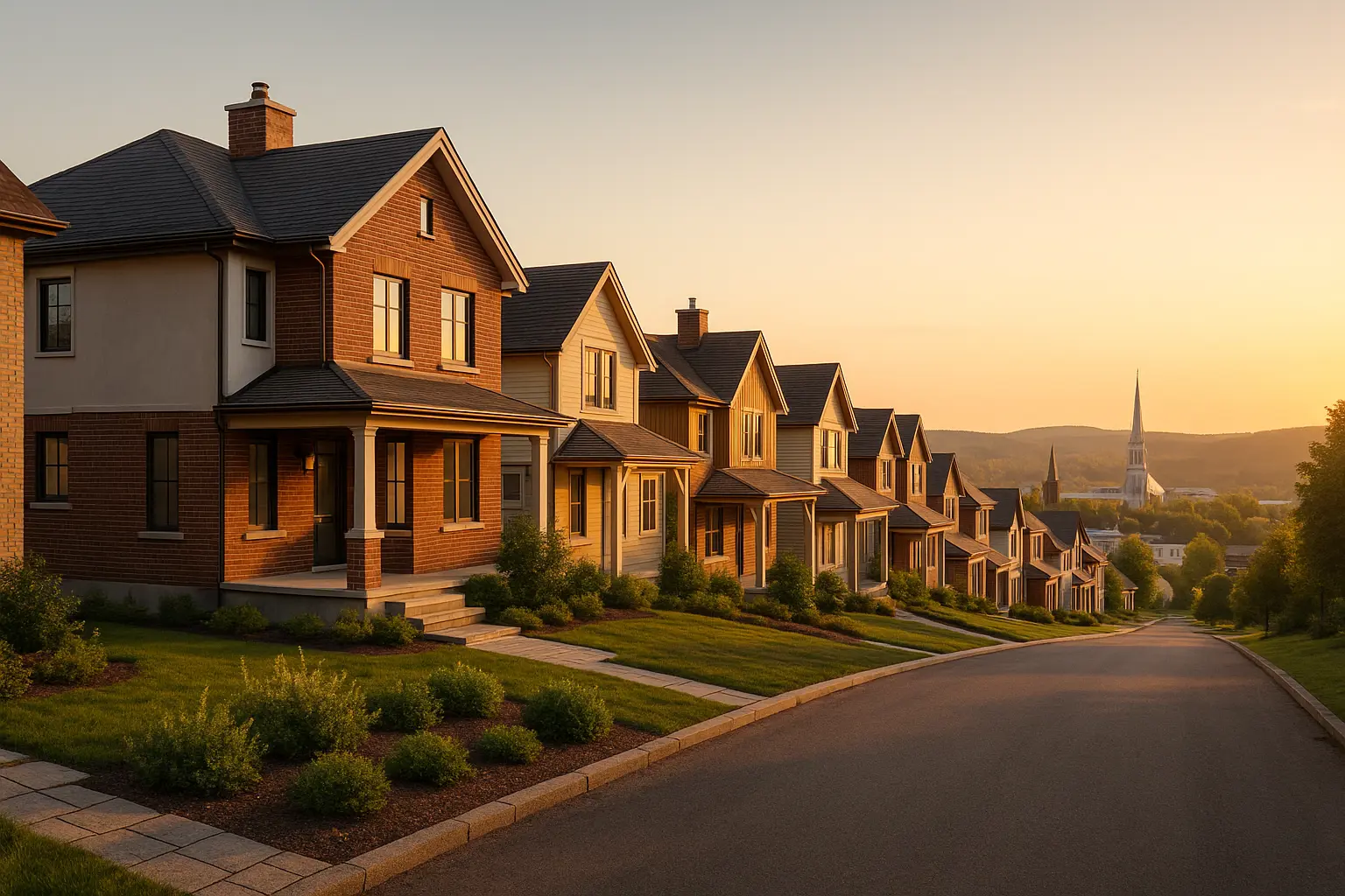 Maisons neuves à Saint-Georges