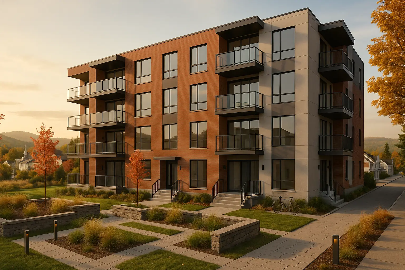 Condos neufs à louer East Broughton