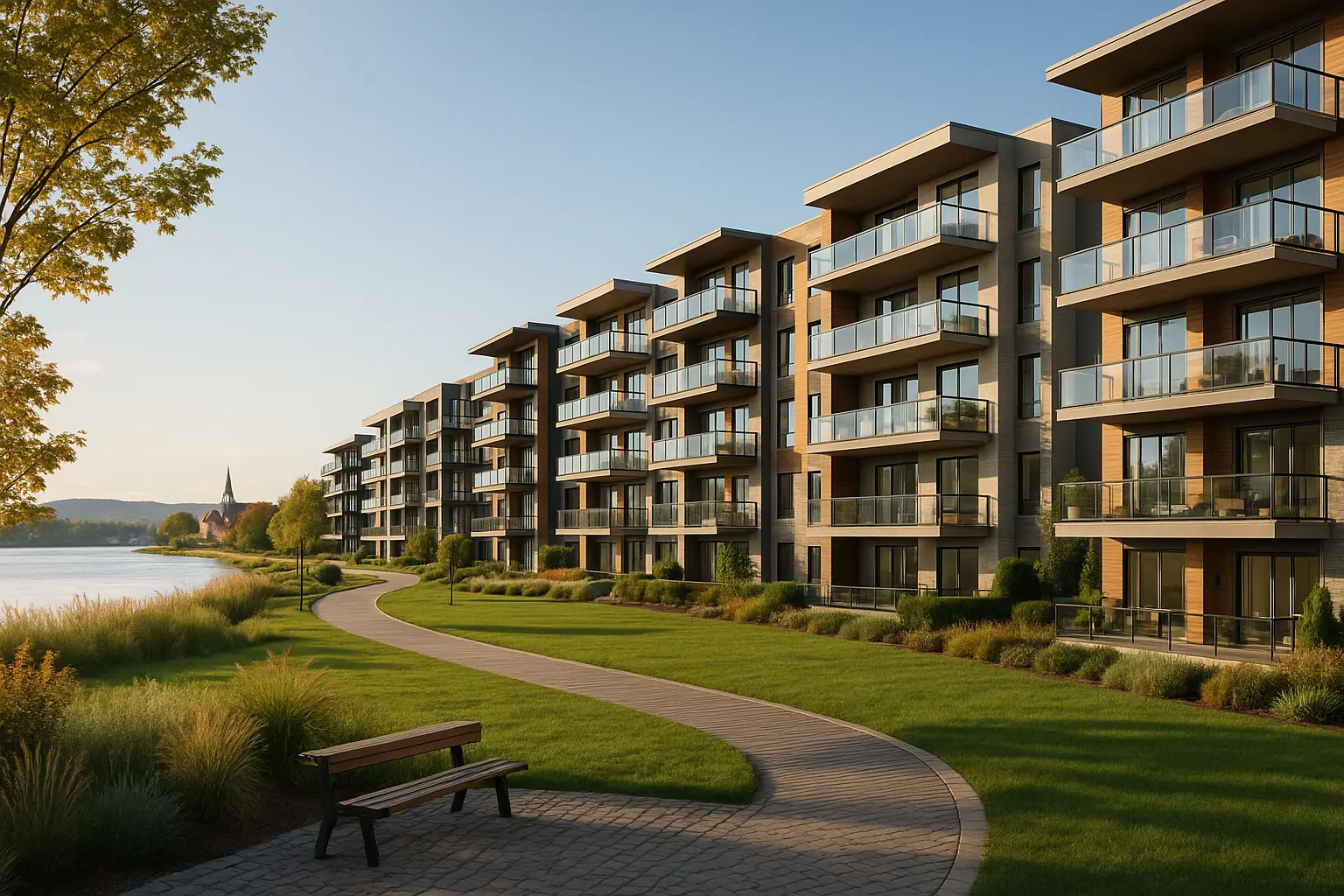 Condos neufs à louer à Donnacona