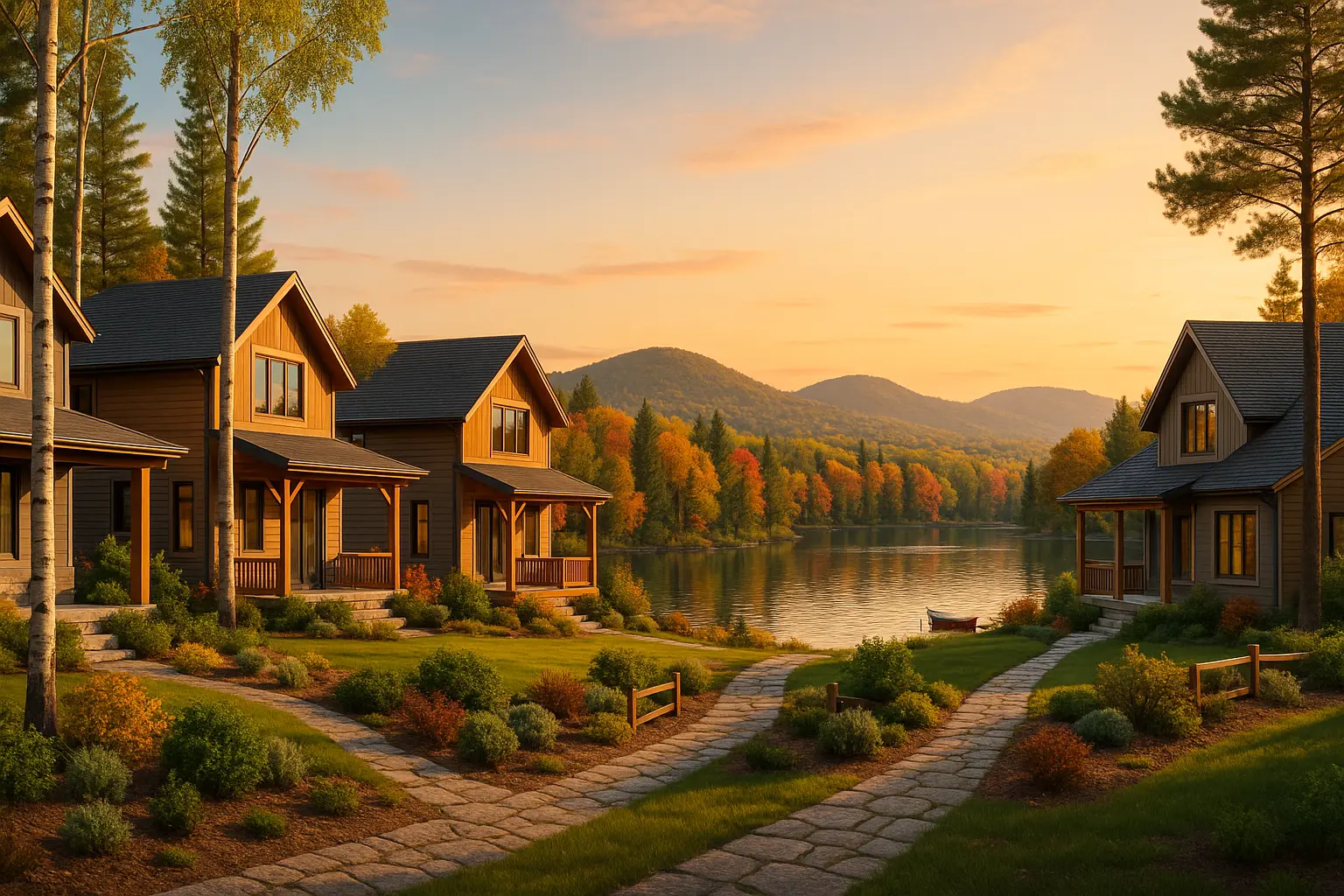 Maisons neuves à Saint-Calixte