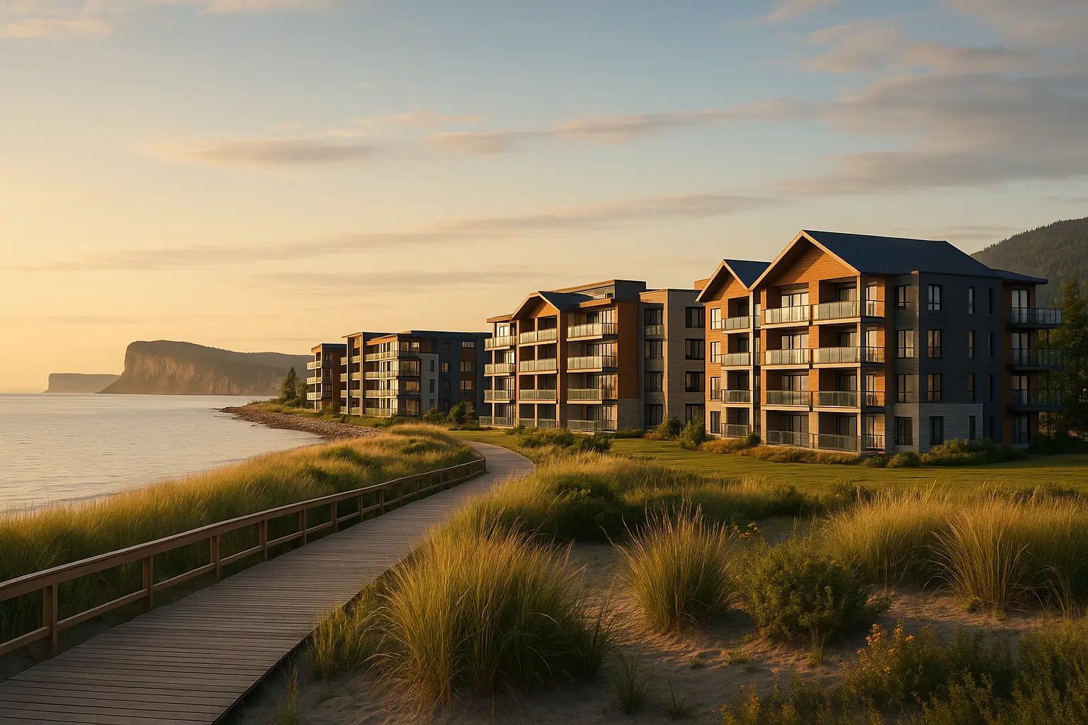 Condos neufs à vendre à Gaspé