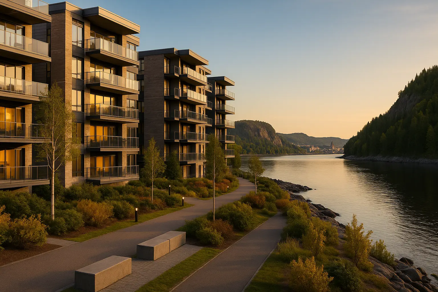 Condos neufs à louer à Chicoutimi